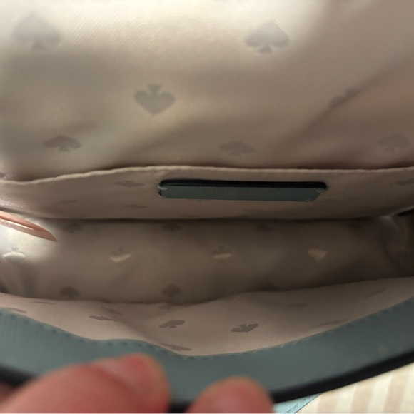 Kate Spade Light Blue Crossbody Bag with Gold Chain - Picture 3 of 4